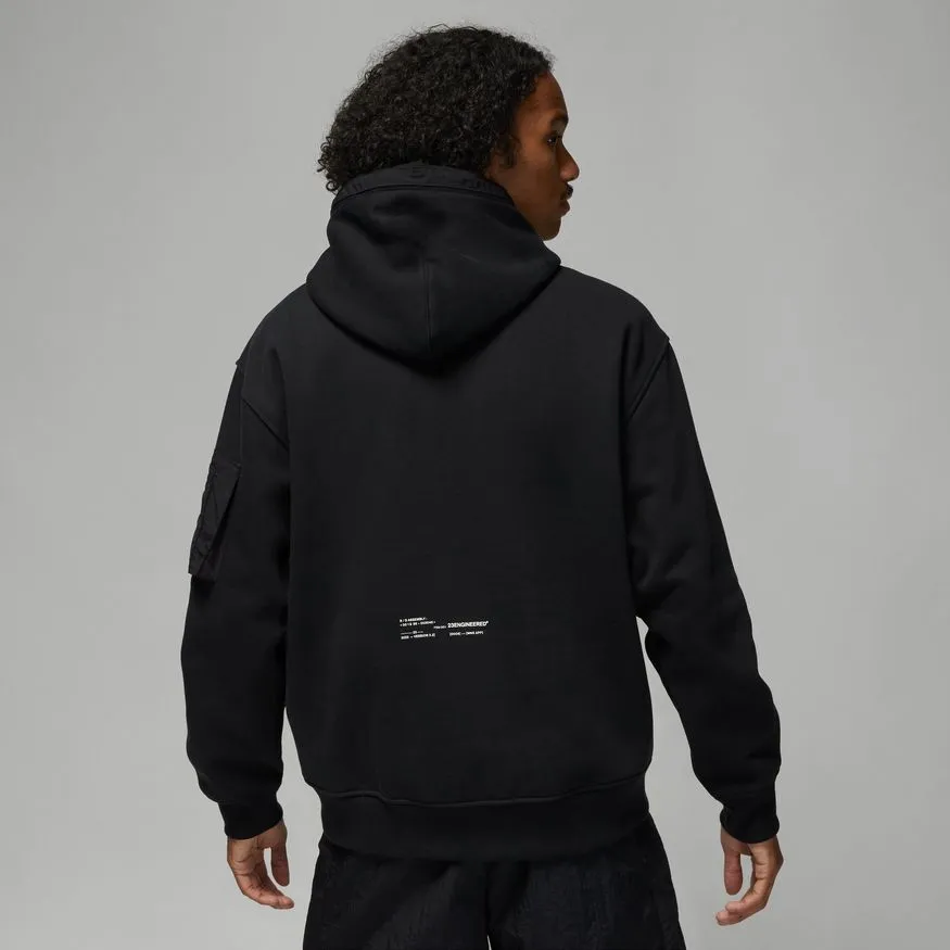 23 ENGINEERED STATEMENT FLEECE PULLOVER "BLACK"