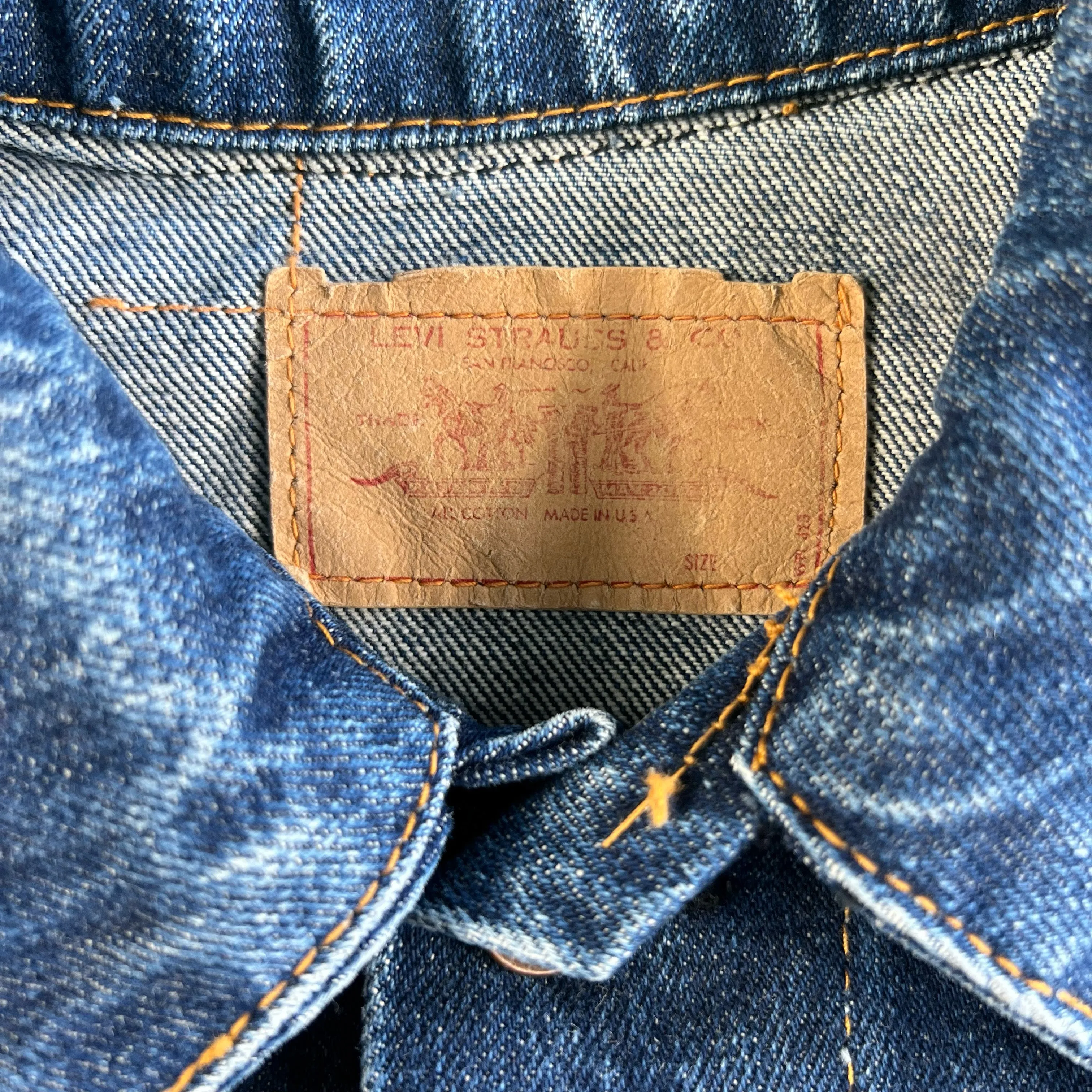 70s Levi's Big E Type 3 Denim Jacket- S