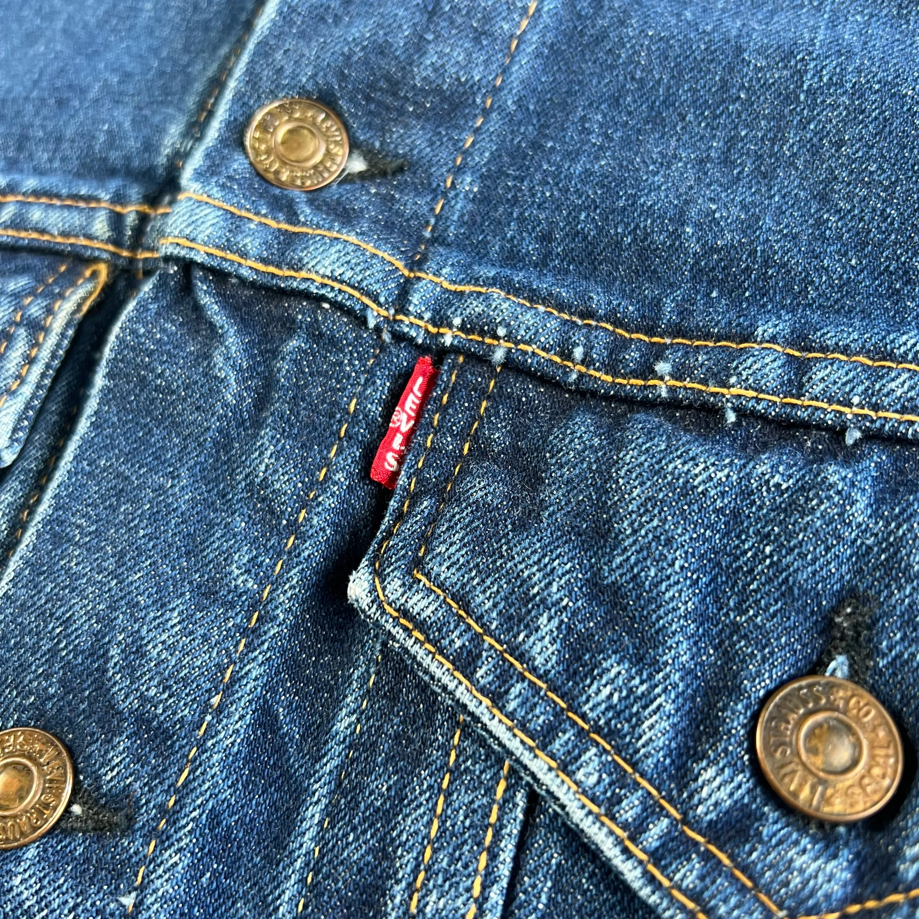 70s Levi's Big E Type 3 Denim Jacket- S