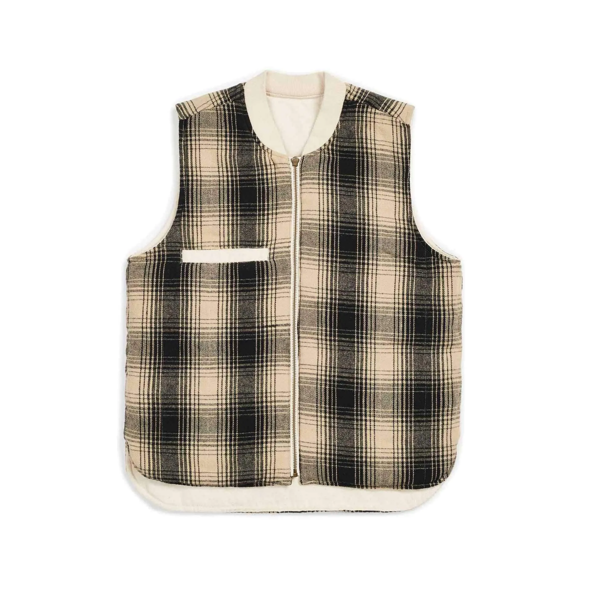 Abraham Reversible Vest Vanilla