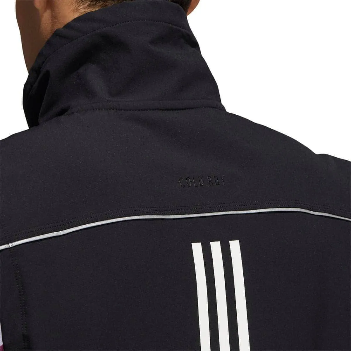 adidas Cold.RDY Soft Shell Half Zip Mens Running Gilet - Black