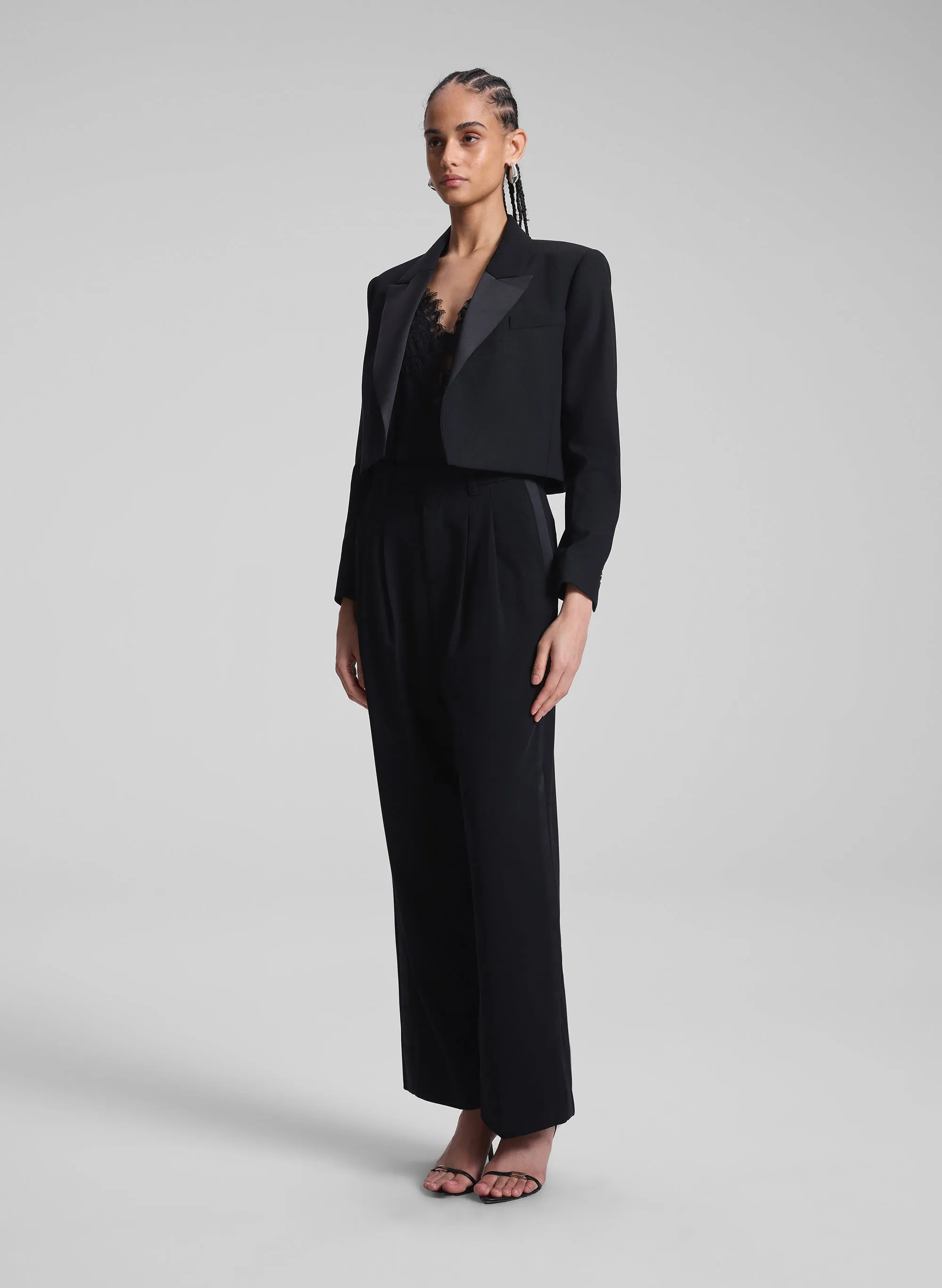 Anderson Cropped Tux Jacket