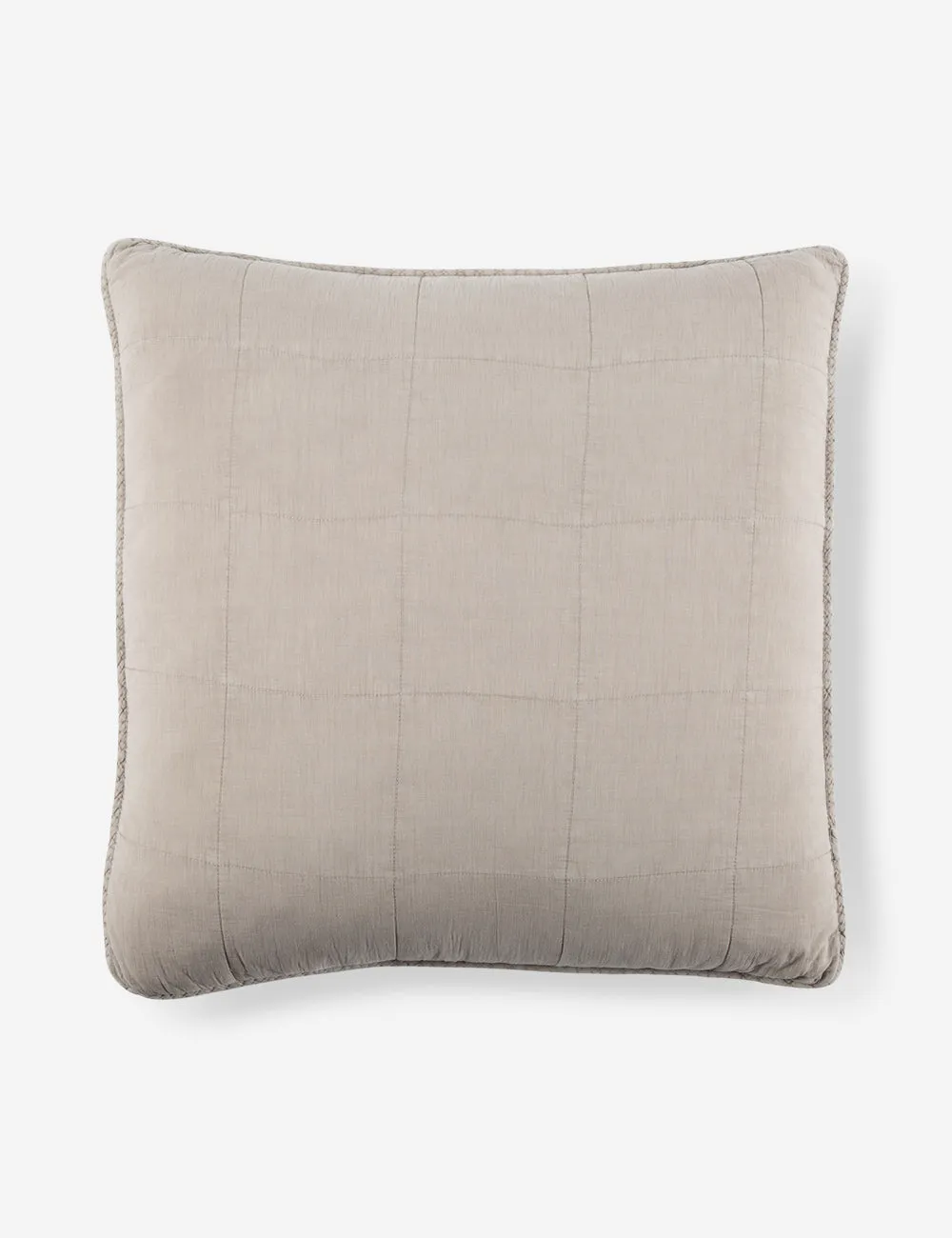 Antwerp Large Quilted Euro Sham by Pom Pom at Home