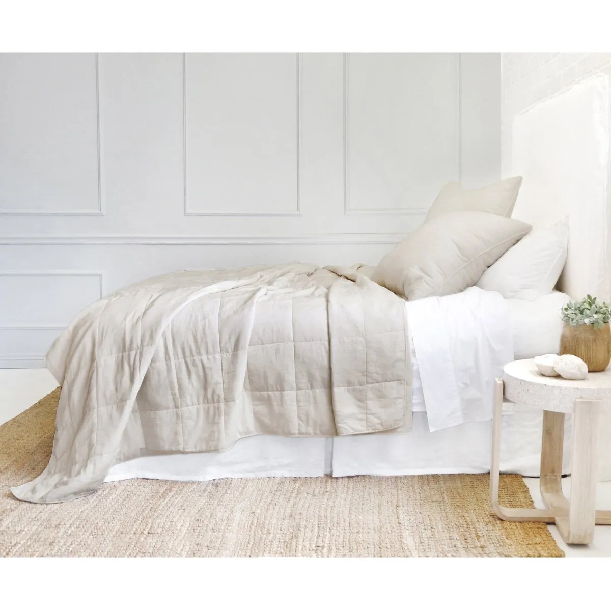 Antwerp Natural Coverlets by Pom Pom at Home