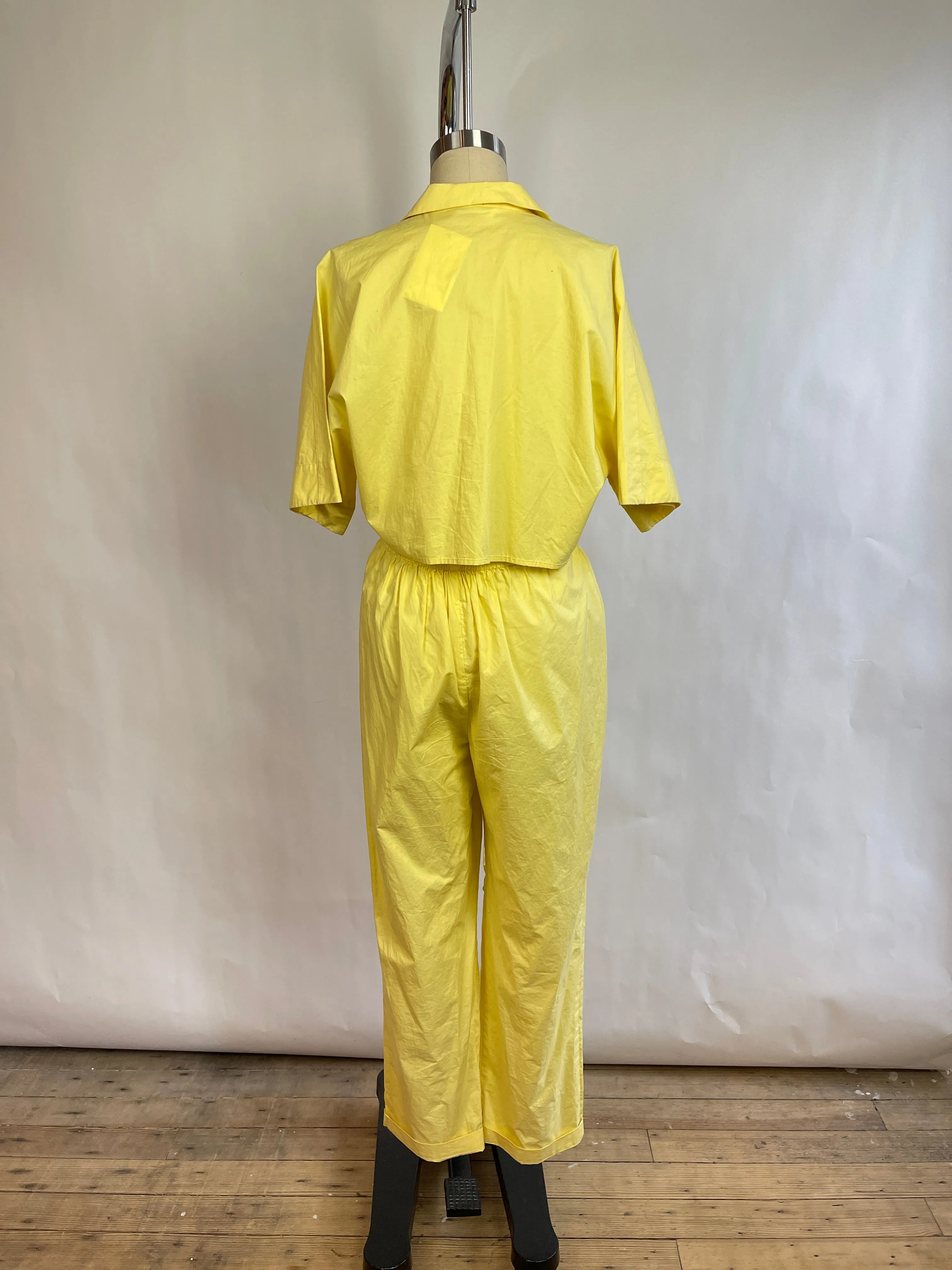 Apiece Apart Yellow Cut-Out Jumpsuit (L)