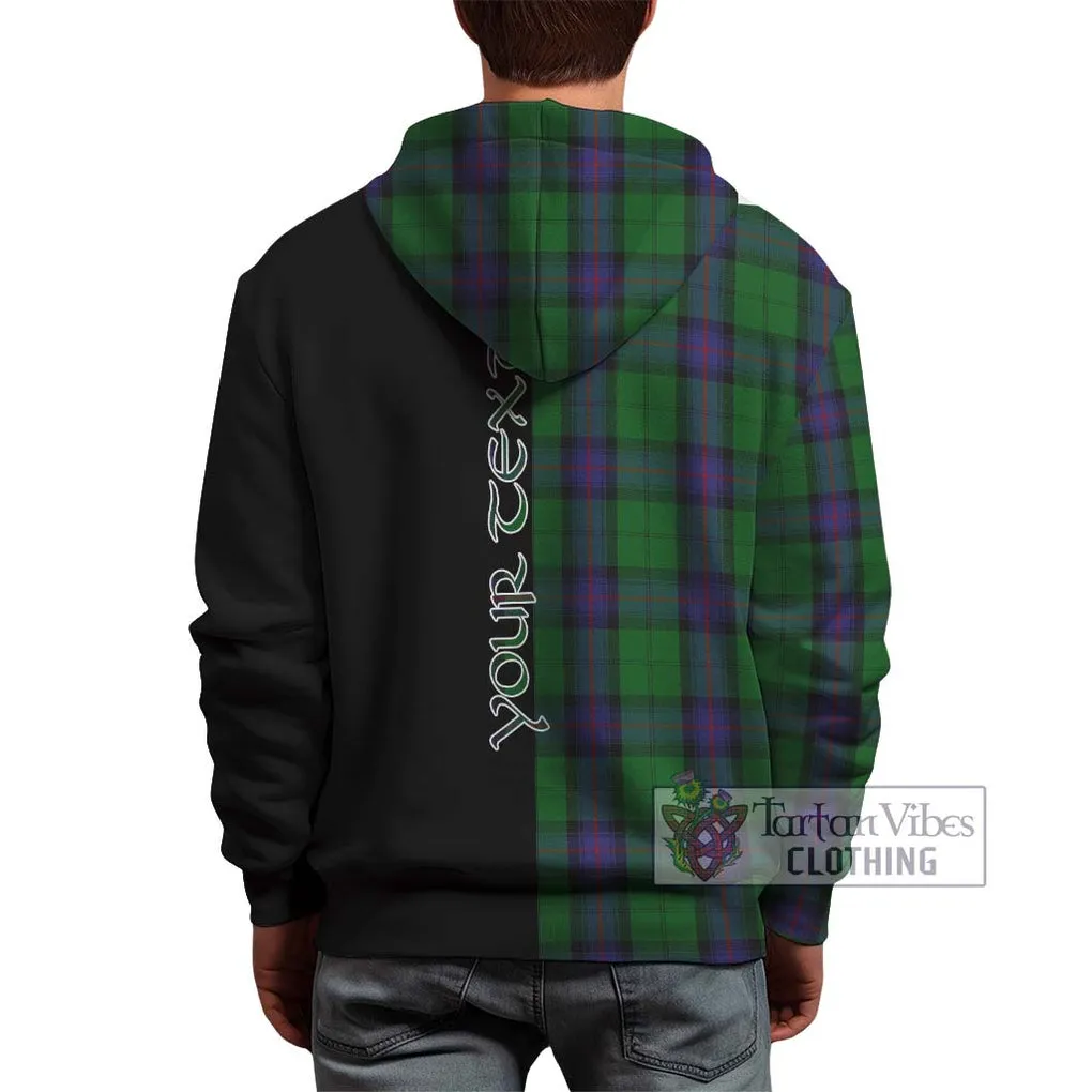 Armstrong Tartan Hoodie with Family Crest and Half Of Me Style