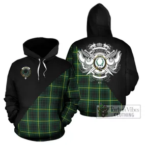 Arthur Modern Tartan Hoodie with Family Crest and Military Logo Style