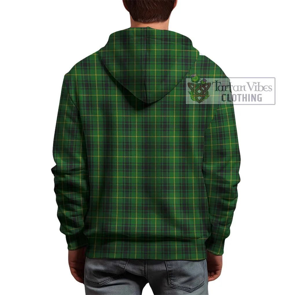 Arthur Tartan Hoodie with Family Crest DNA In Me Style