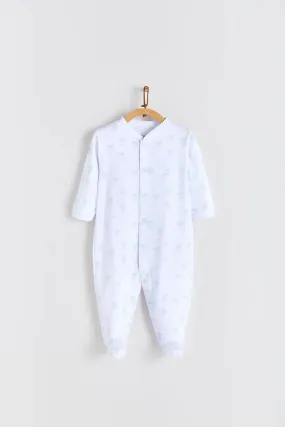 Babycottons Colette Wishing Pima Cotton Footed Pajama - Blue