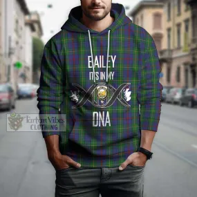 Bailey Tartan Hoodie with Family Crest DNA In Me Style