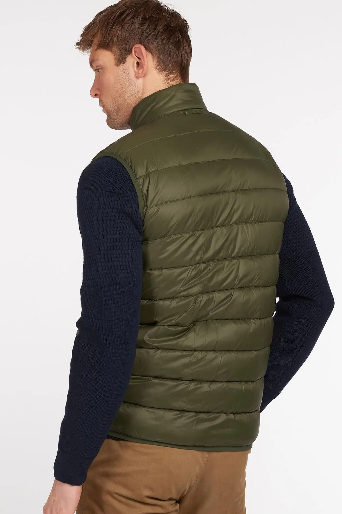 Barbour Gilet Bretby in Olive MGI0024OL51