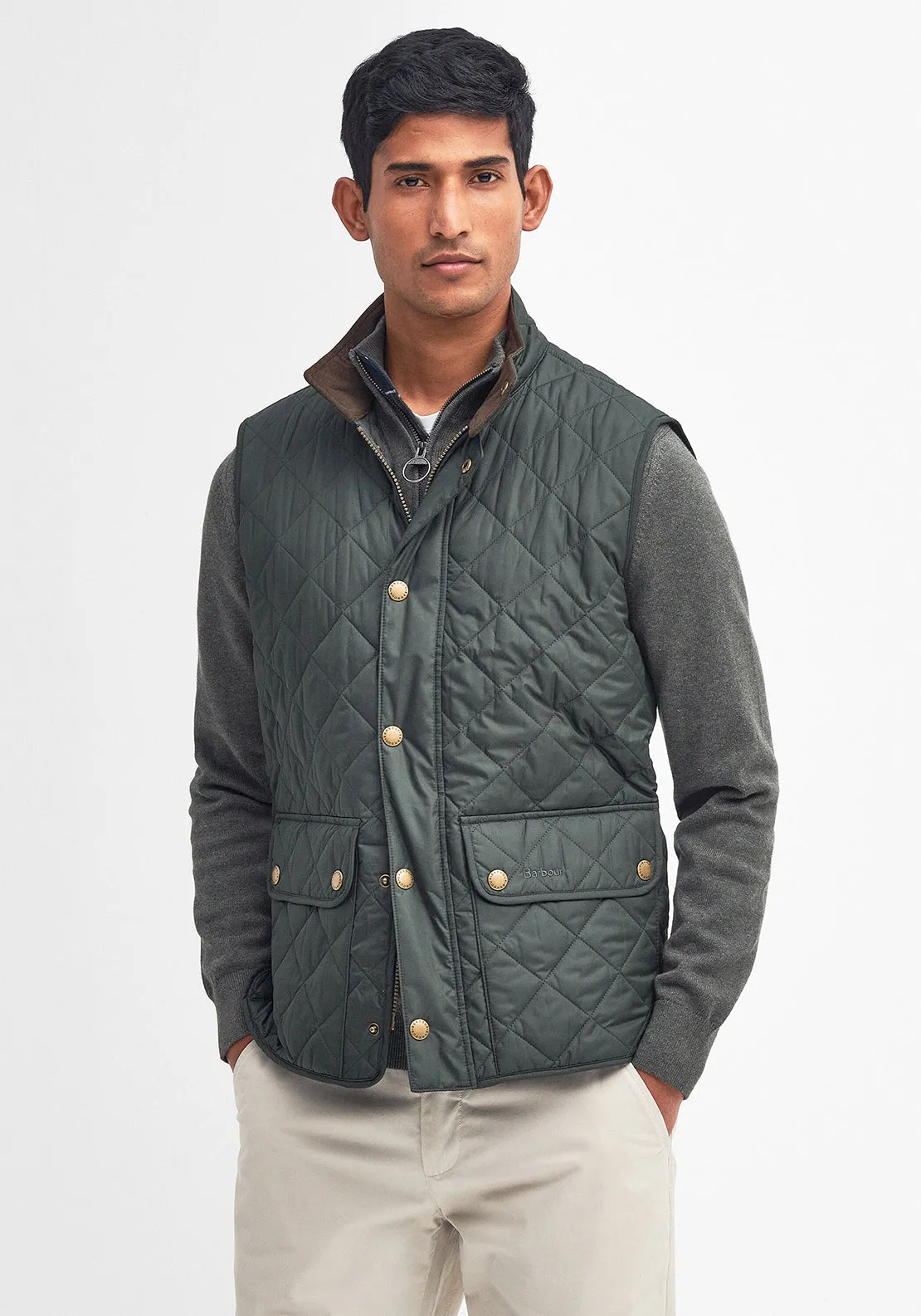 Barbour Men’s New Lowerdale Gilet, Green