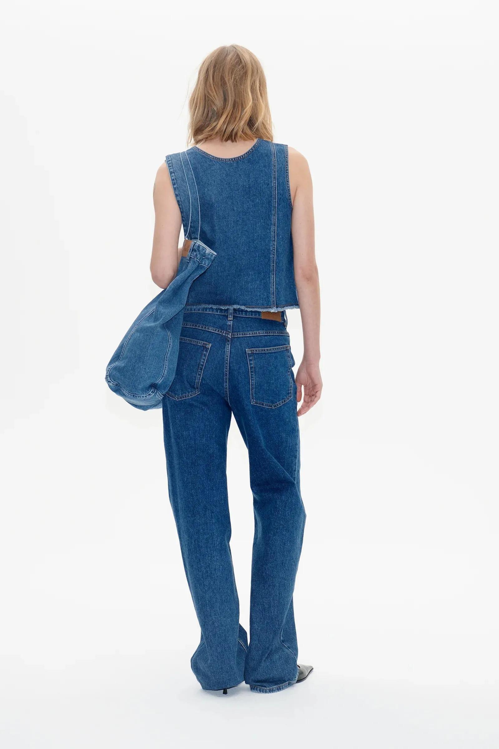 Baum und Pferdgarten Madine Top in Blue Denim