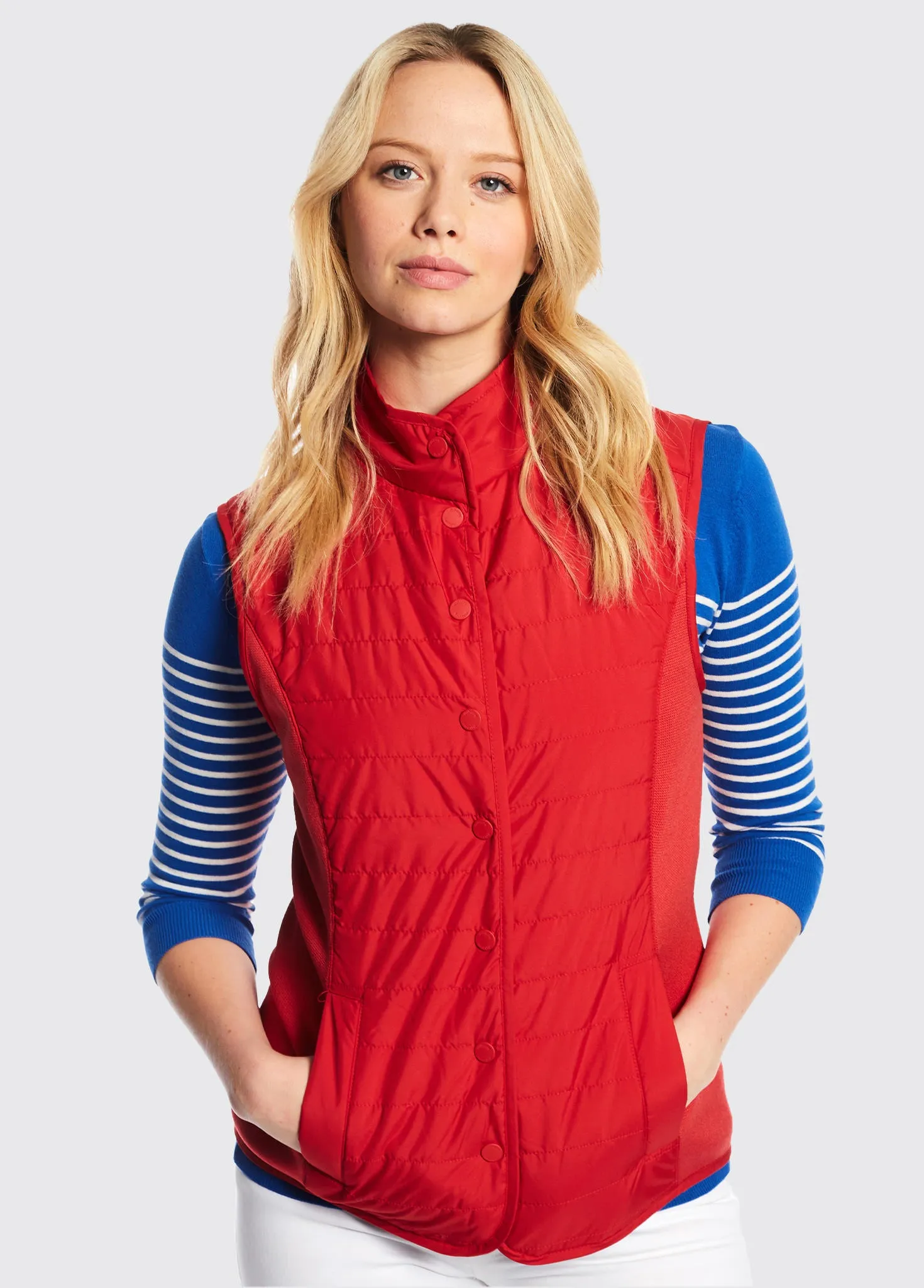 Bayview Gilet - Poppy