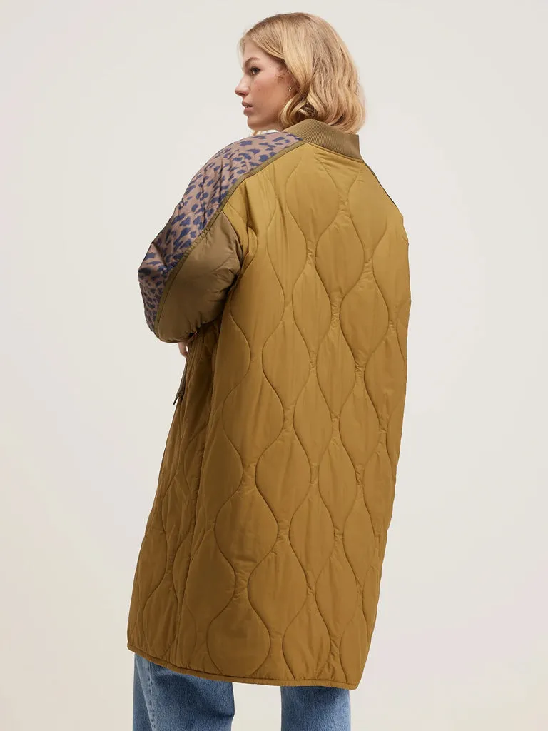 Bellerose Hedge Quilt Jacket in Tan