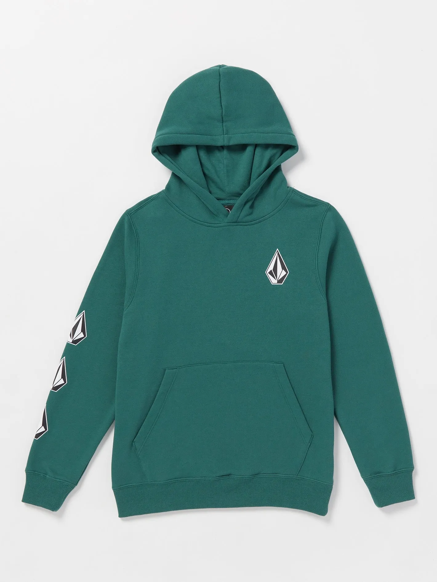 Big Boys Iconic Stone Hoodie - Ranger Green