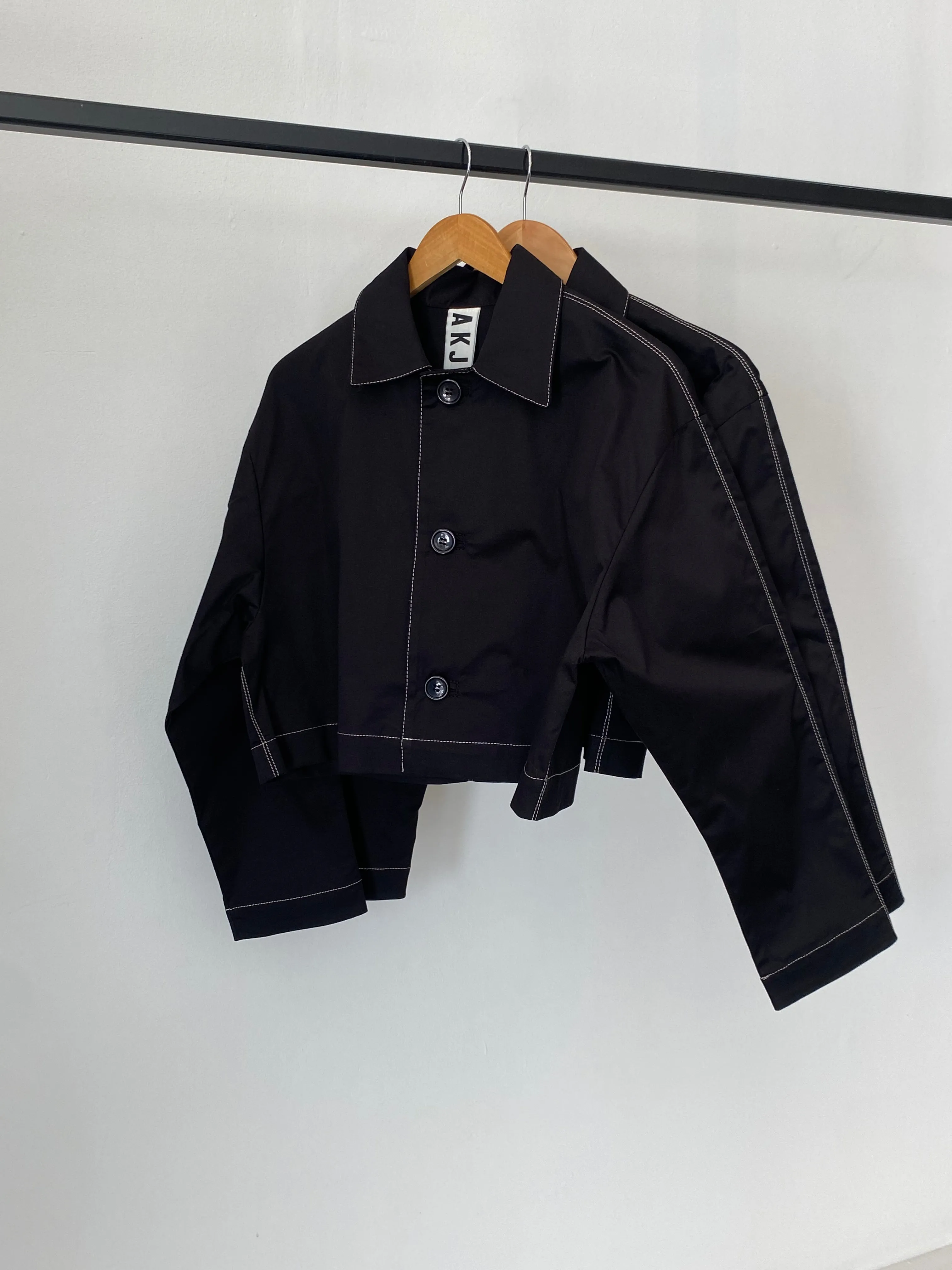 Block Jacket Cropped (Black)