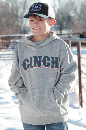 Boy's Cinch Pullover Logo Hoodie