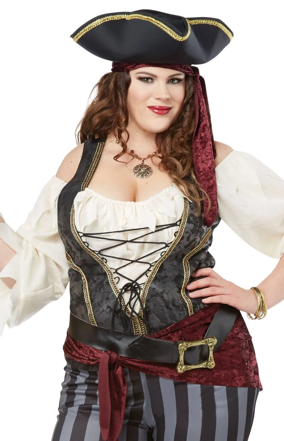 Brazen Buccaneer Plus Size Womens Pirate Costume