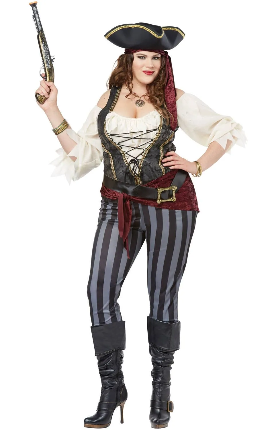 Brazen Buccaneer Plus Size Womens Pirate Costume