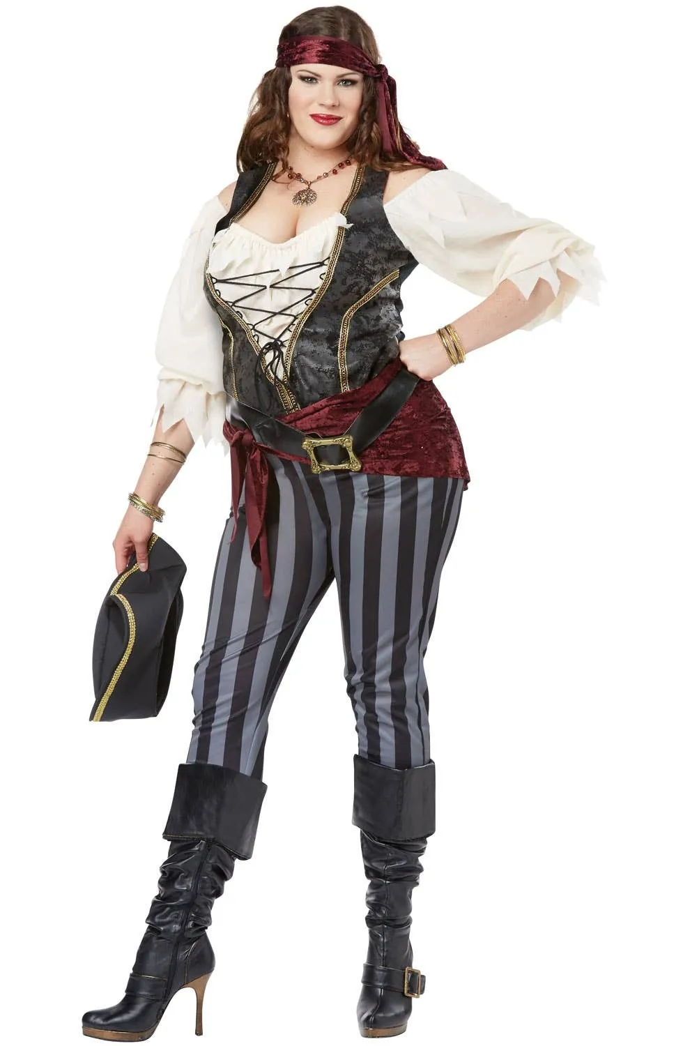 Brazen Buccaneer Plus Size Womens Pirate Costume