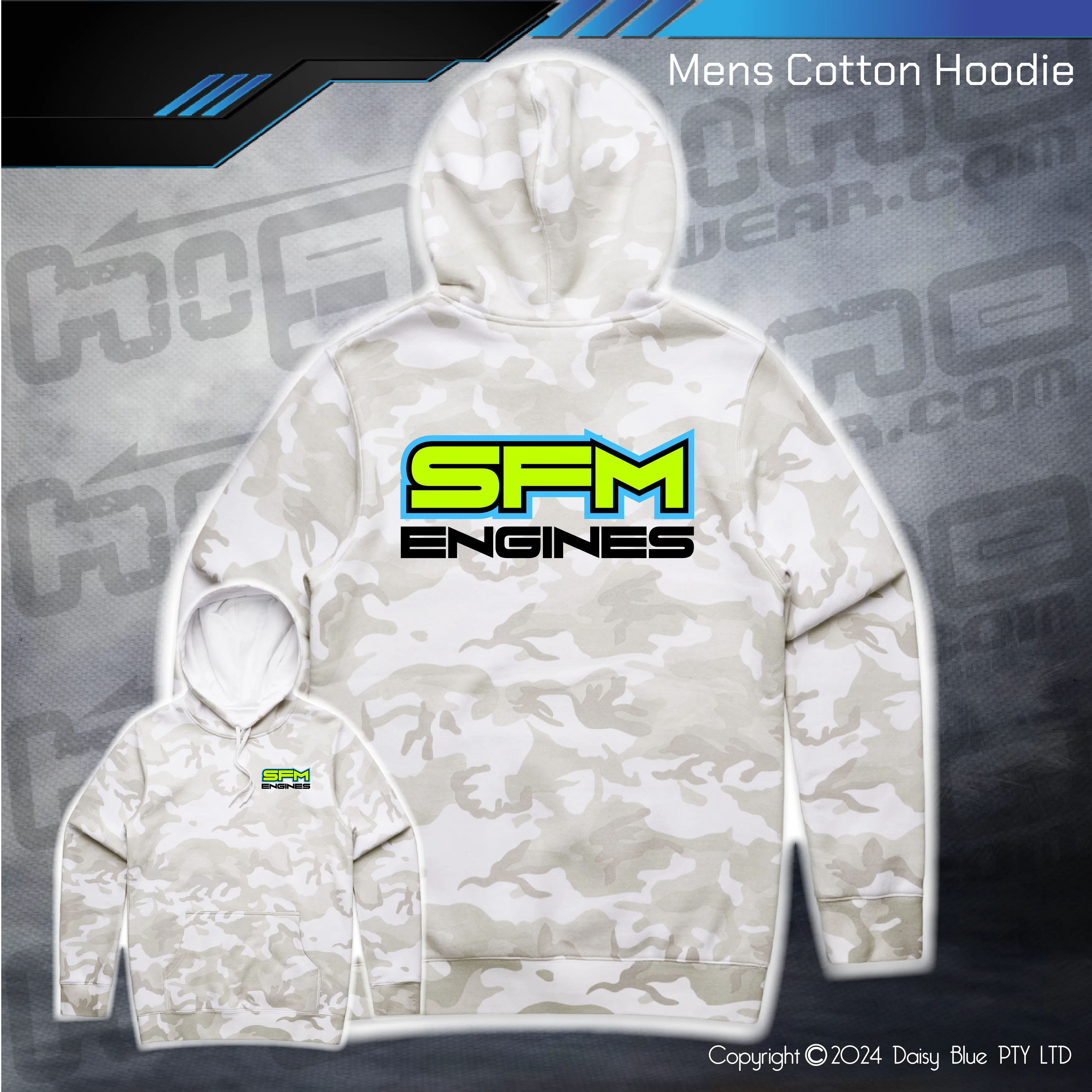 Camo Hoodie - SFM Engines