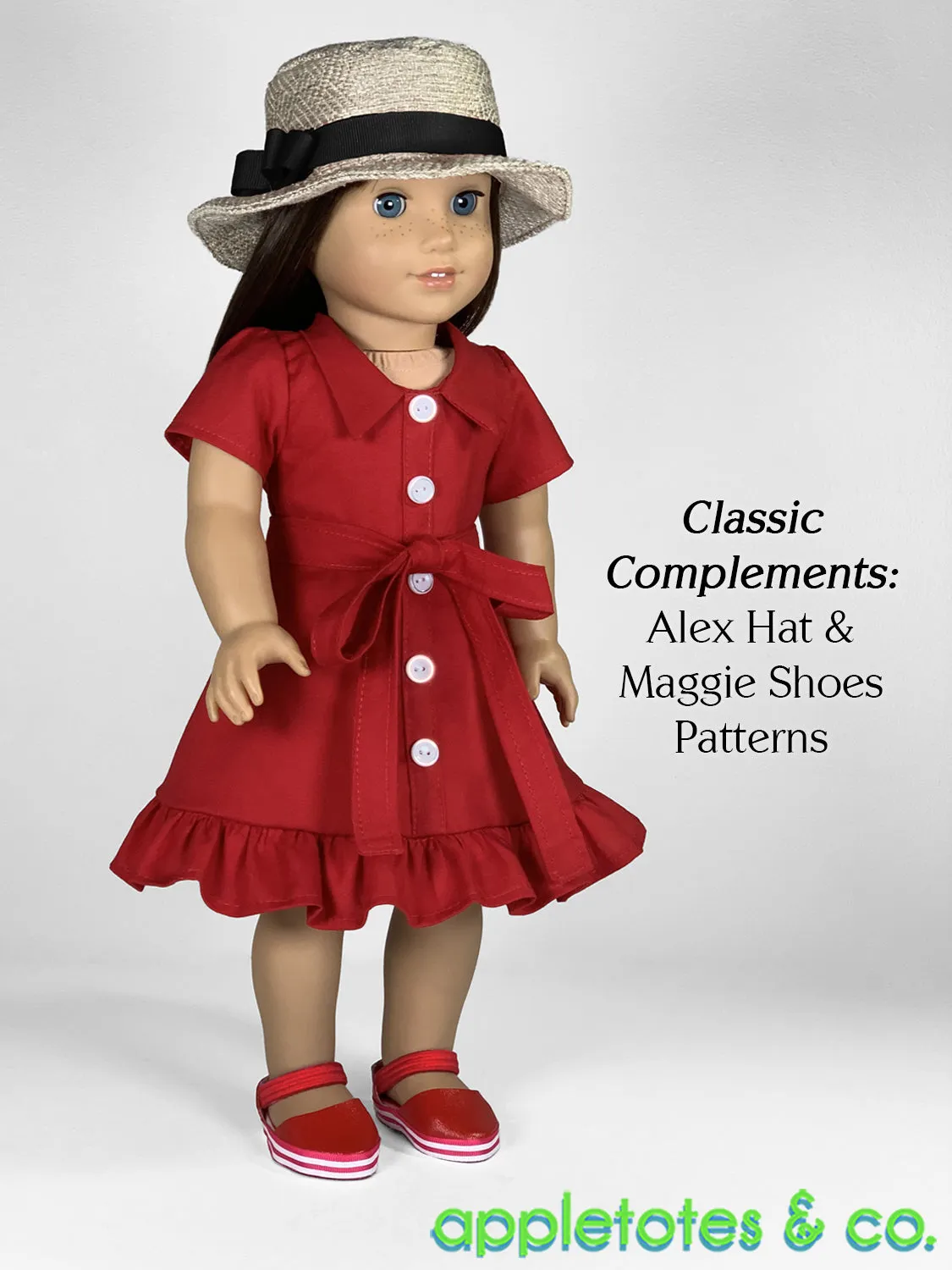 Charlize Dress 18 Inch Doll Sewing Pattern