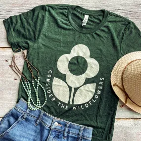 Consider the Wildflowers Triblend Tee / T Shirt