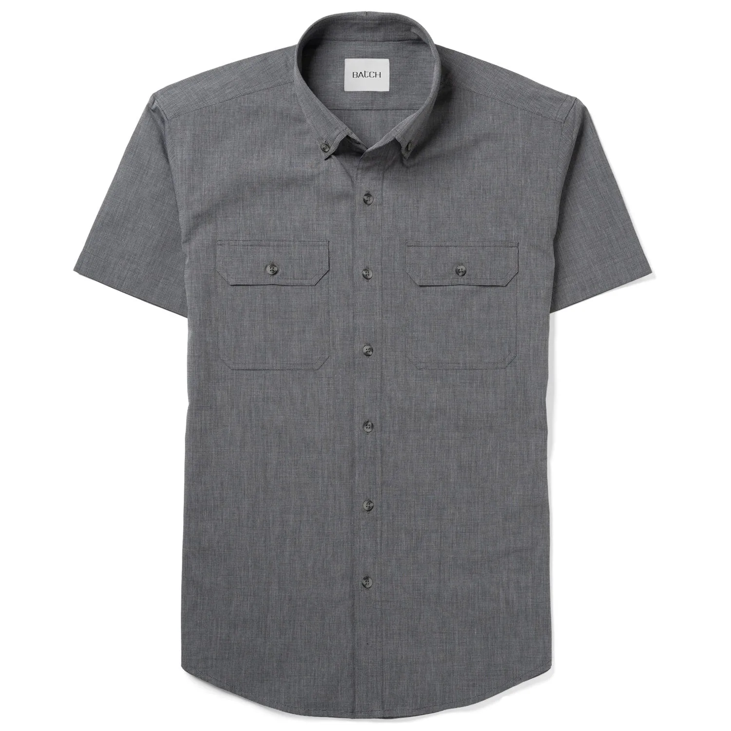 Constructor Short Sleeve Utility Shirt –  Titanium Gray End-on-end