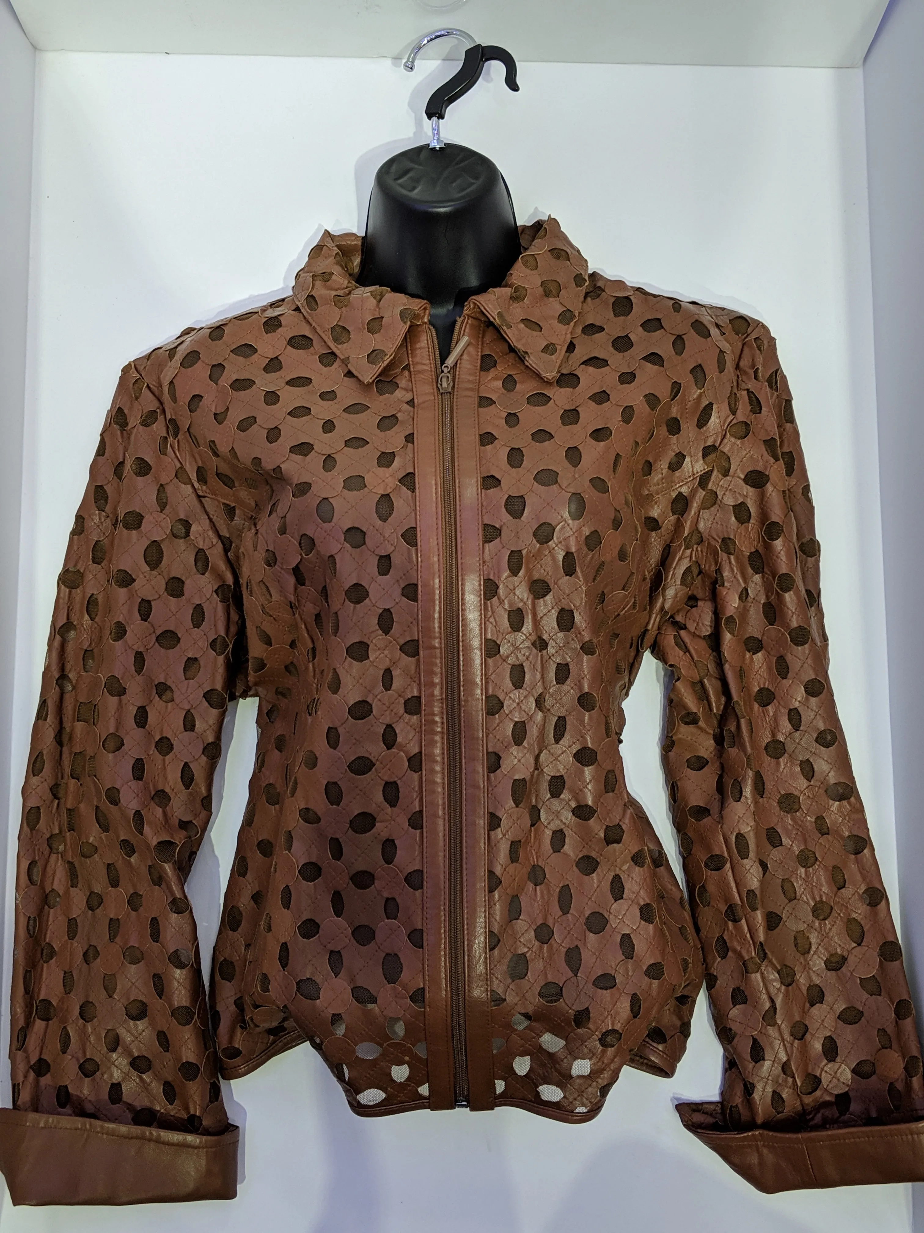 Cuffed Laser Cut Jacket