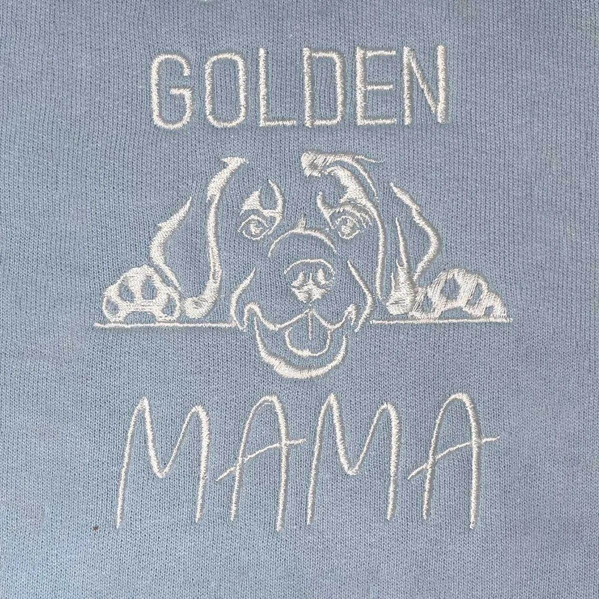 Custom Golden Retriever Dog Mama Embroidered Polo Shirt, Personalized Polo Shirt with Dog Name, Best Gifts for Golden Retriever Lovers