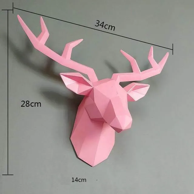 Deer Head Modern Home Decor