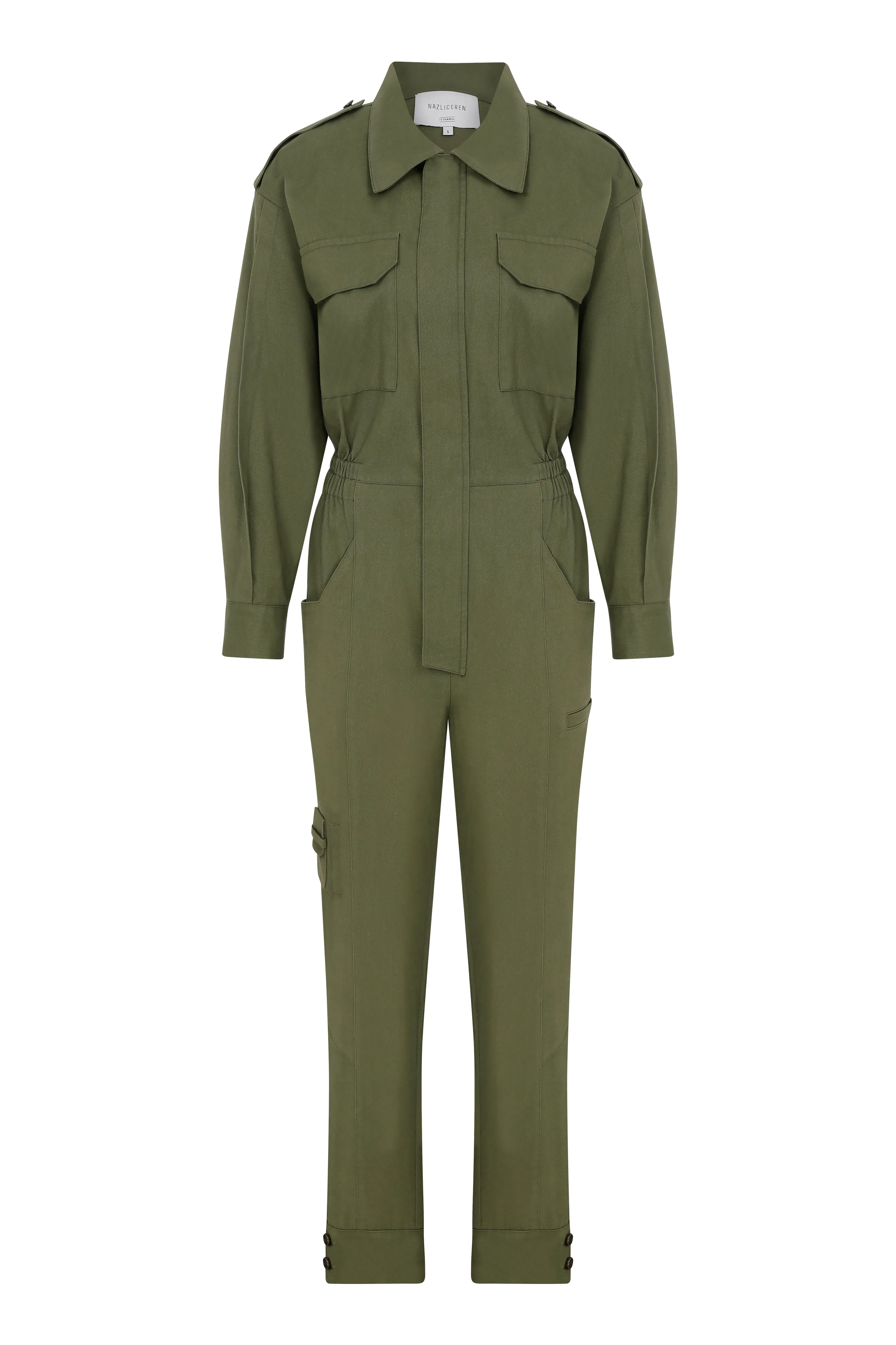 Dorothy Cotton Jumpsuit in Green