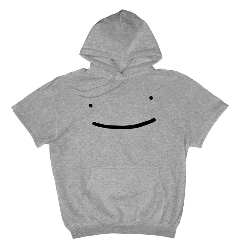 Dream Smile Short Sleeve Pullover Hoodie