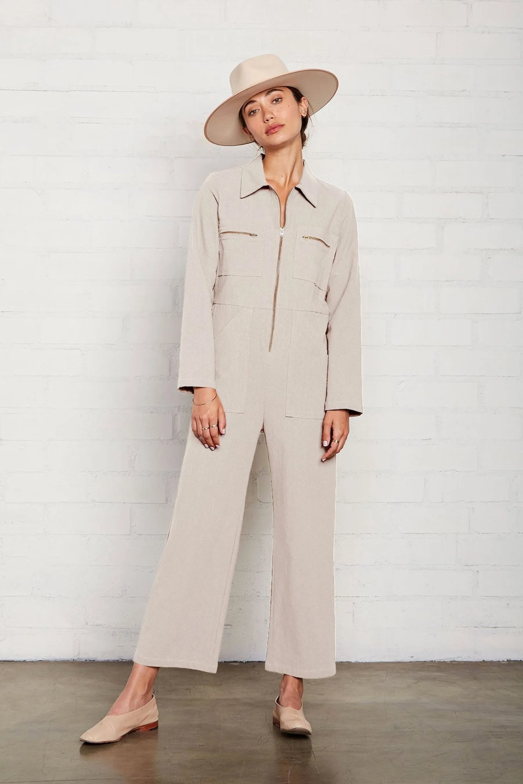 Ecru Shelby Jumpsuit