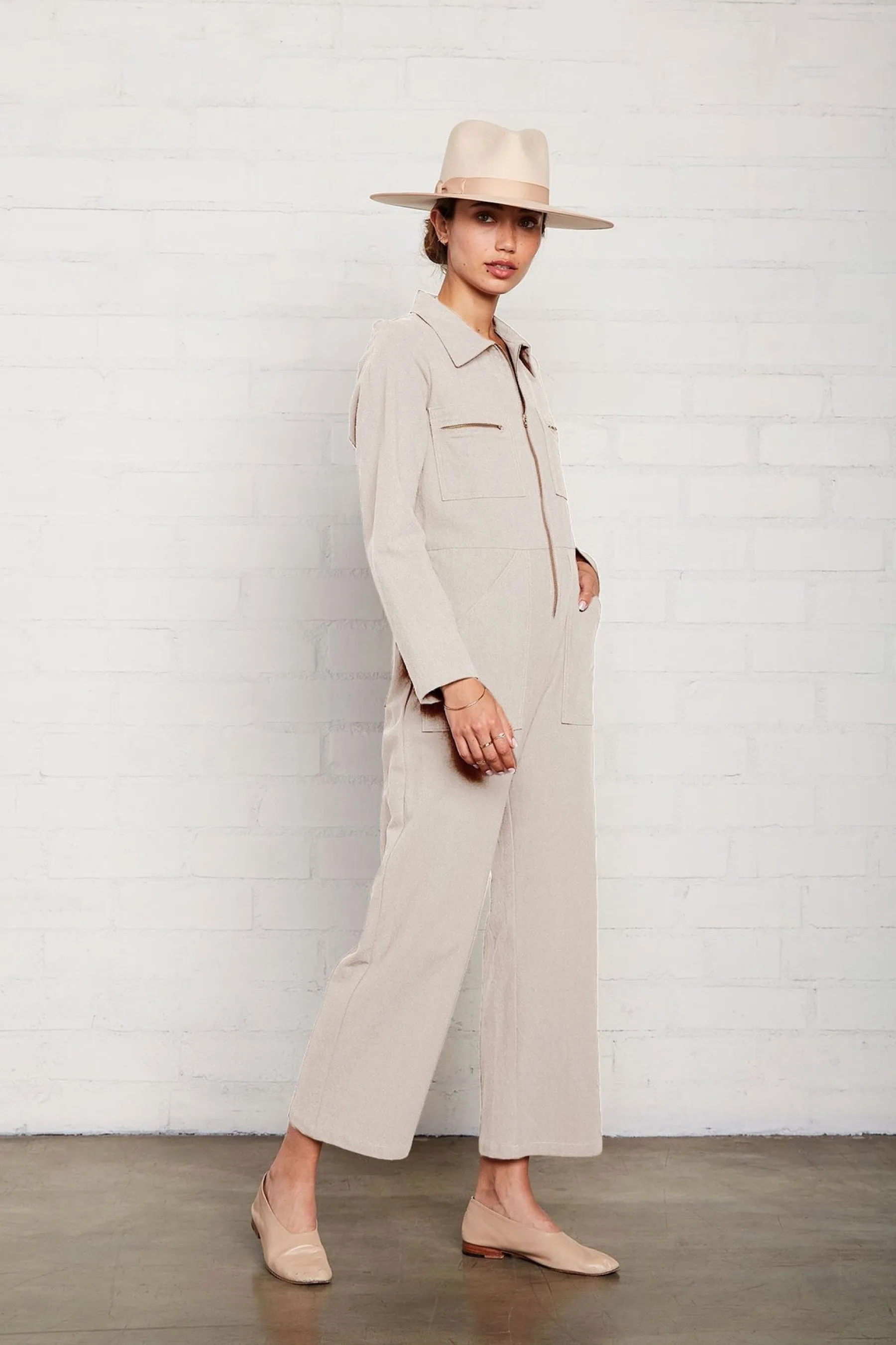 Ecru Shelby Jumpsuit