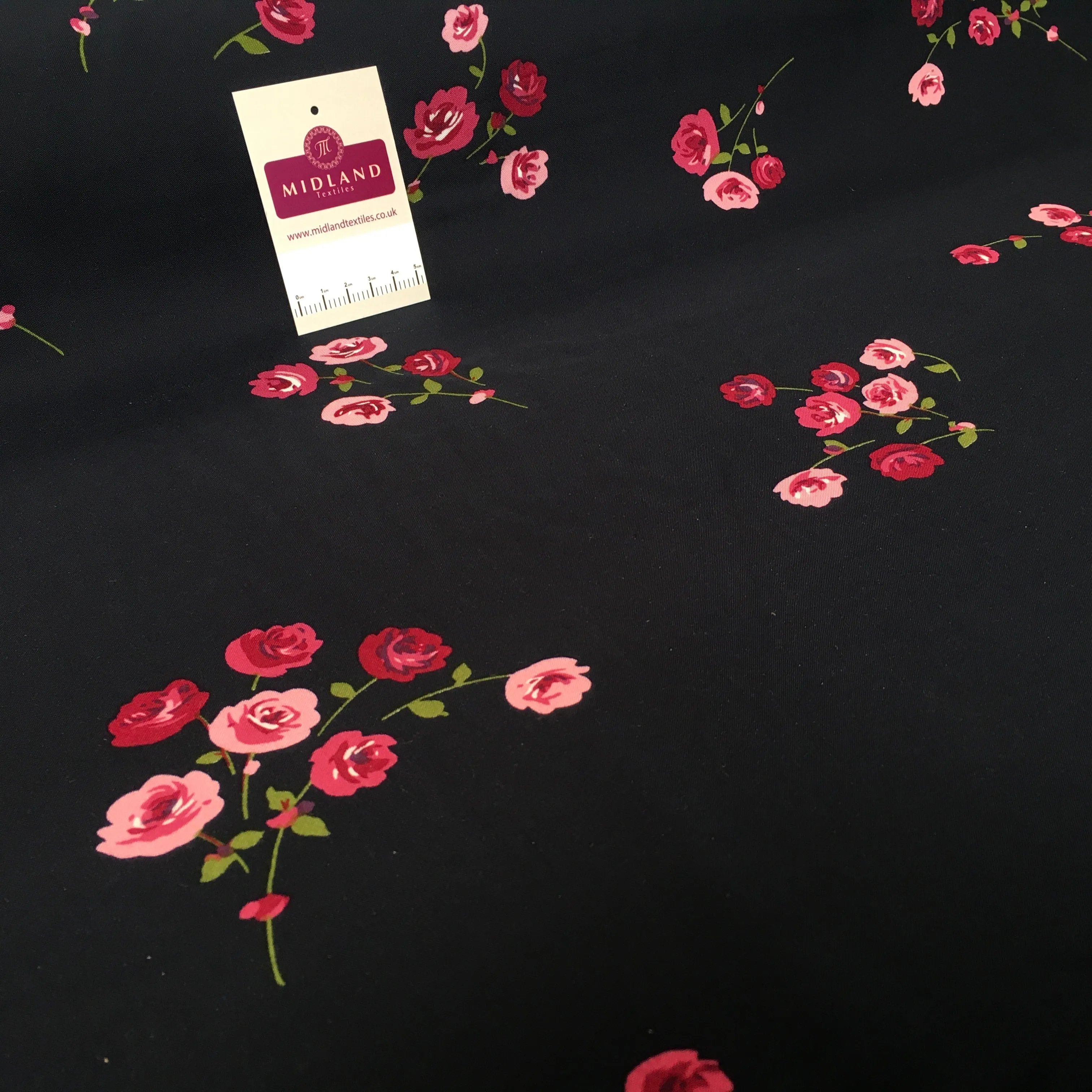 Floral prints fine Viscose Rayon dress challis Fabric M1469 Mtex