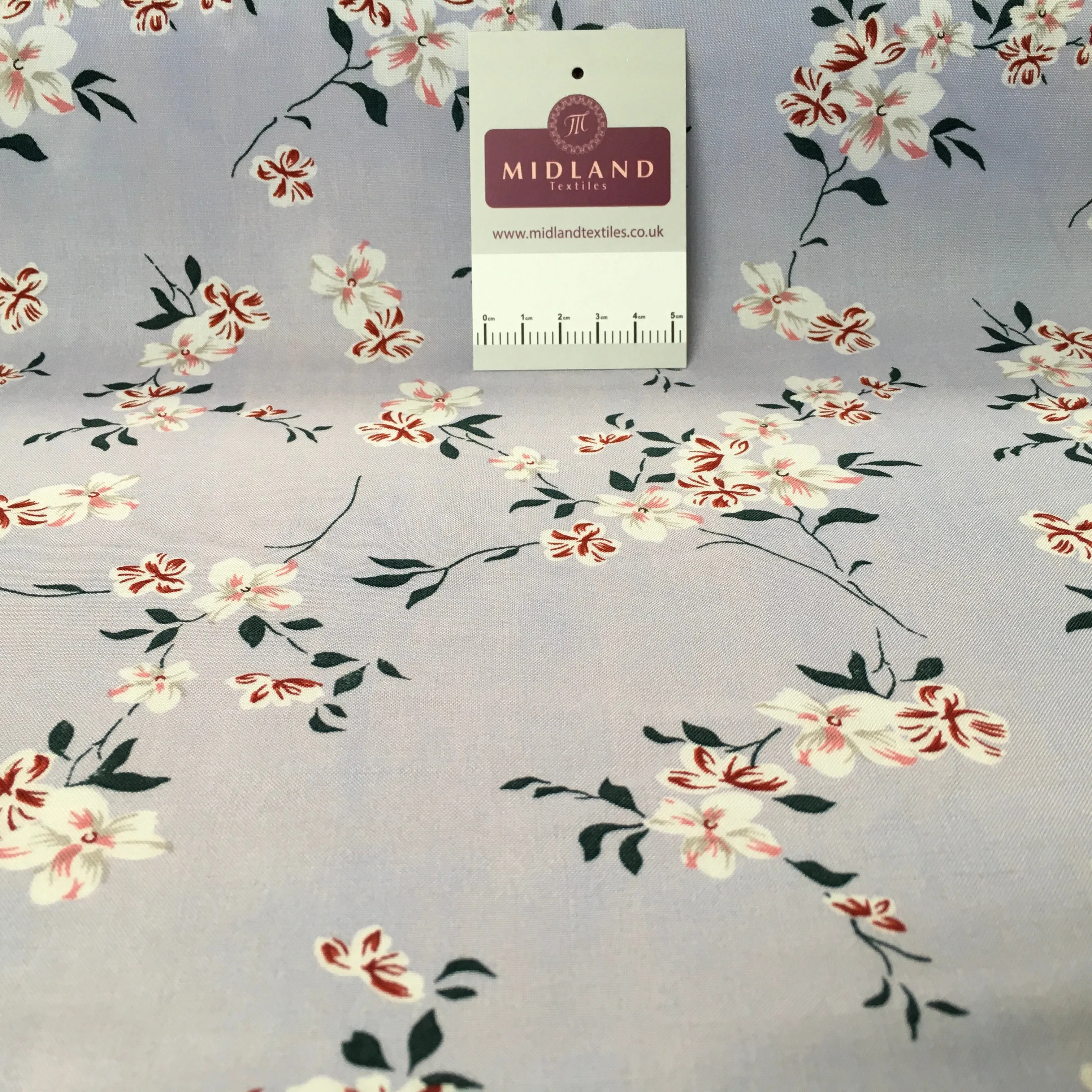 Floral prints fine Viscose Rayon dress challis Fabric M1469 Mtex