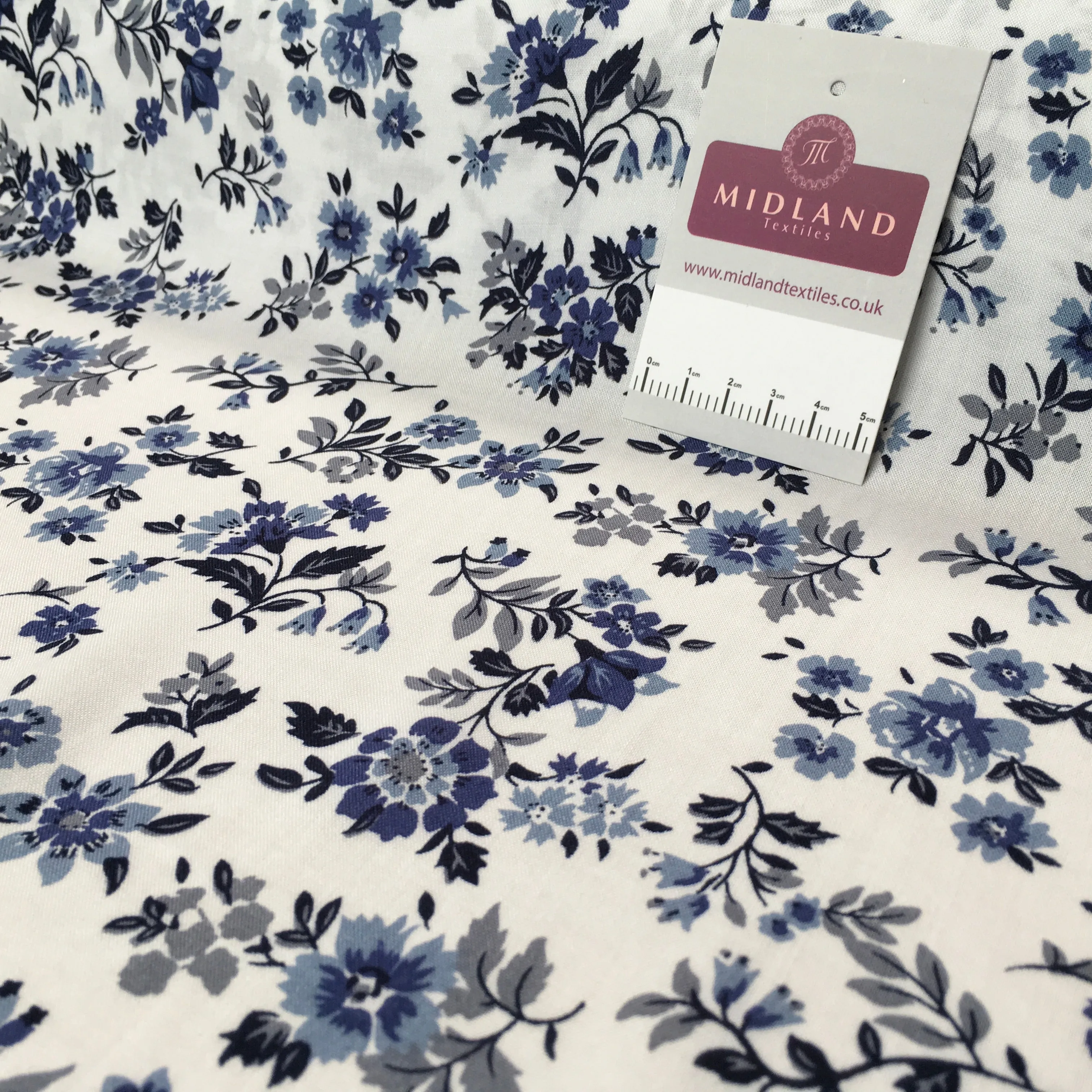 Floral prints fine Viscose Rayon dress challis Fabric M1469 Mtex