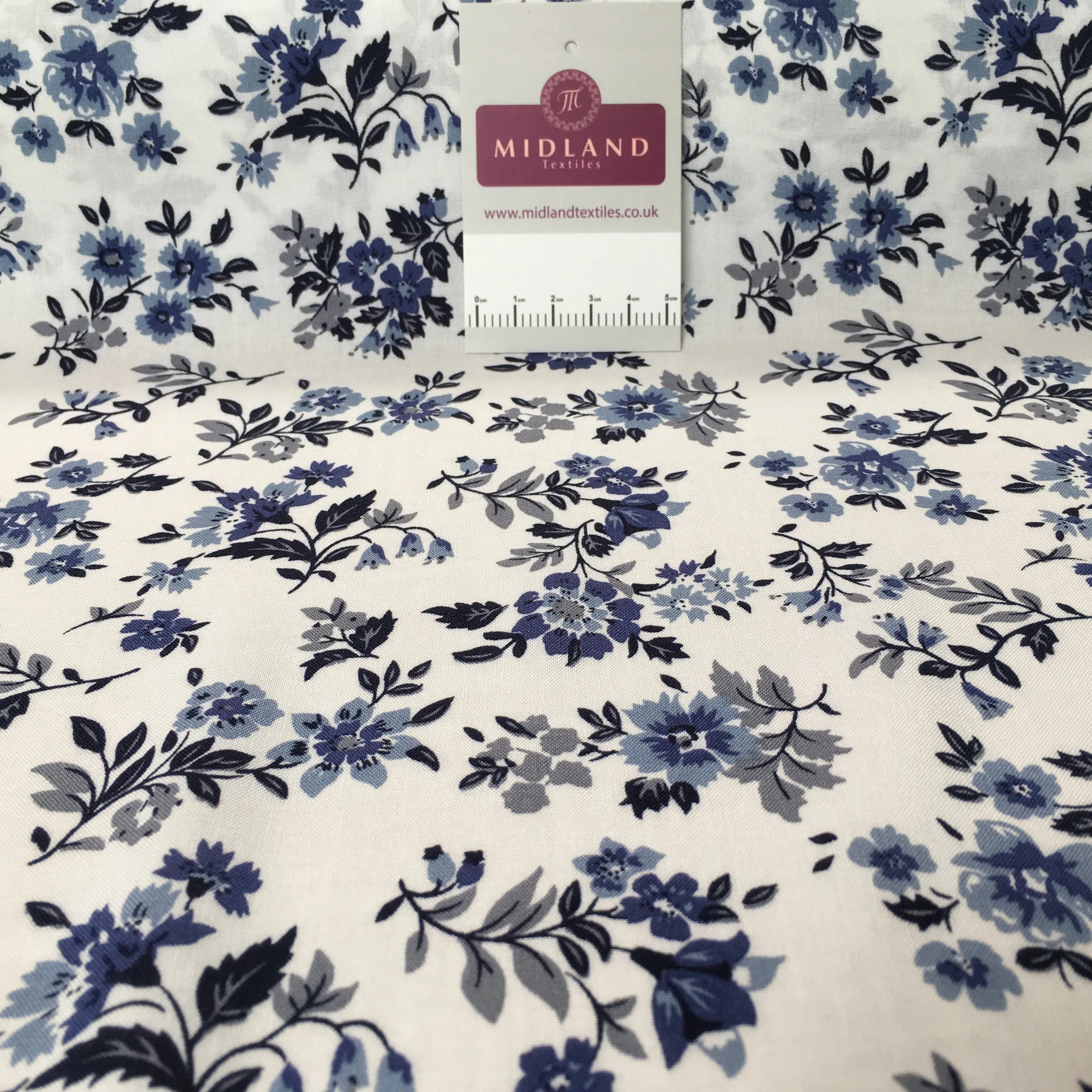 Floral prints fine Viscose Rayon dress challis Fabric M1469 Mtex