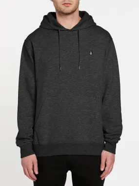 FOREMAN PULLOVER FLEECE HOODIE - SULFUR BLACK