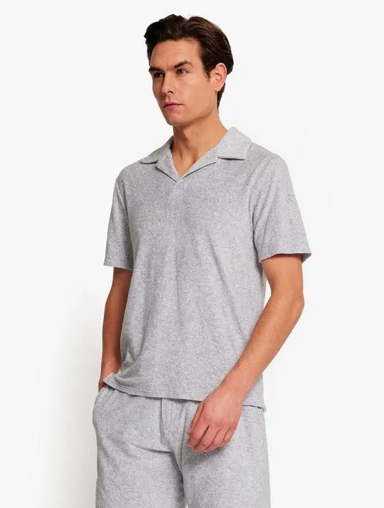 FRESCOBOL CARIOCA Faustino Terry Cotton Polo GREY MELANGE