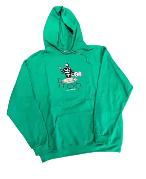 Frog After Life Hoodie - Kelly Green