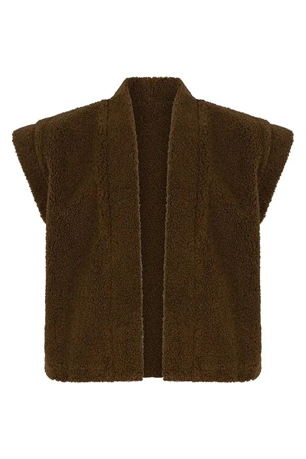 Gilet Gaia - Bruin