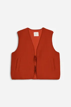 Gilet sans manche Manarola orange