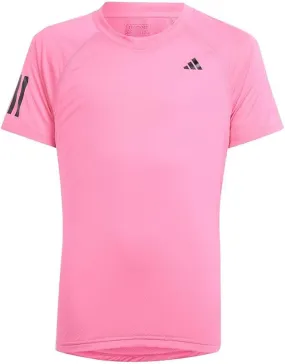 Girls' Club Tennis T-Shirt Pink Strata