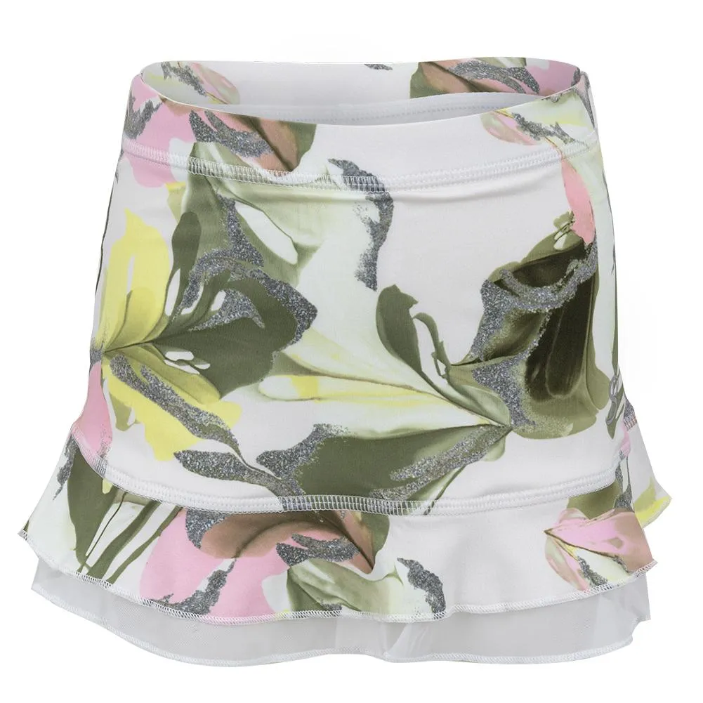 Girls' UV Colors Tennis Skort Lillies