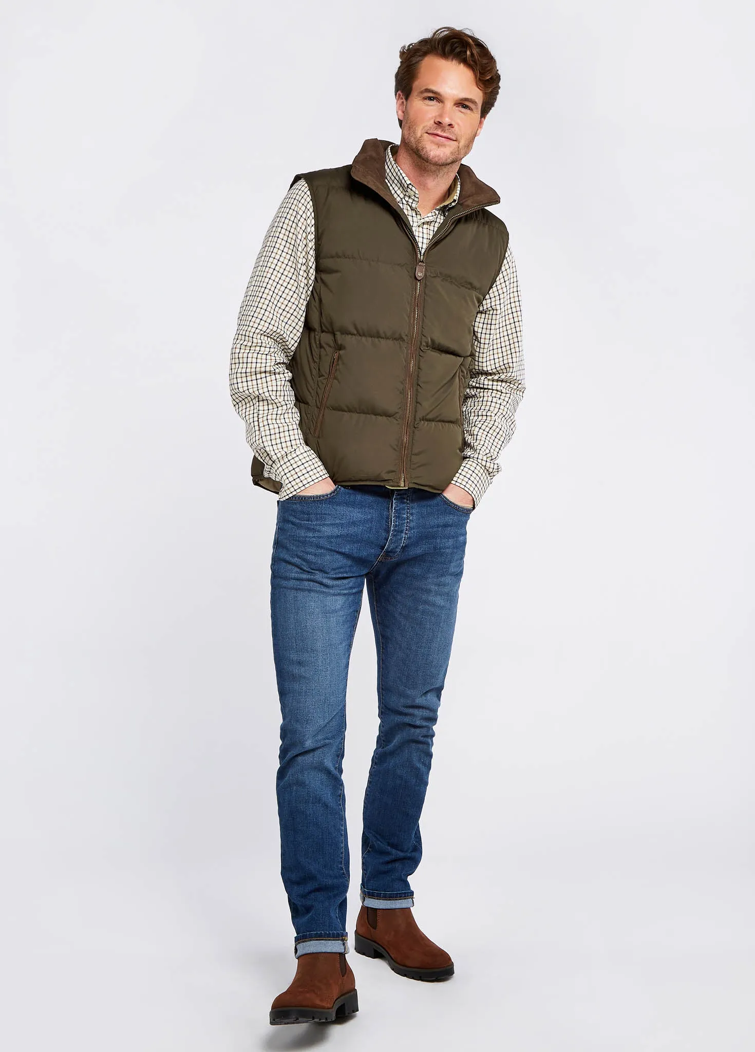 Graystown Down Gilet - Olive