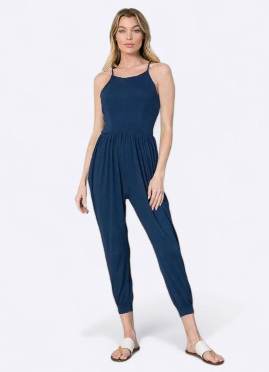 Harem Tie Back Jumpsuit