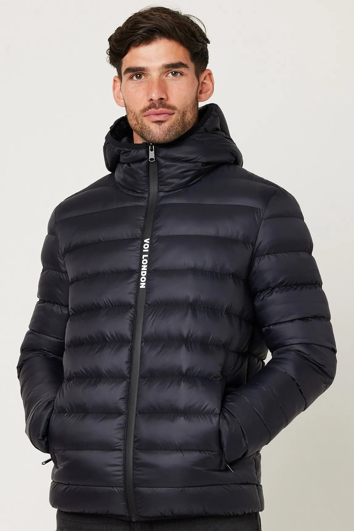 Holford Puffer Jacket - Black